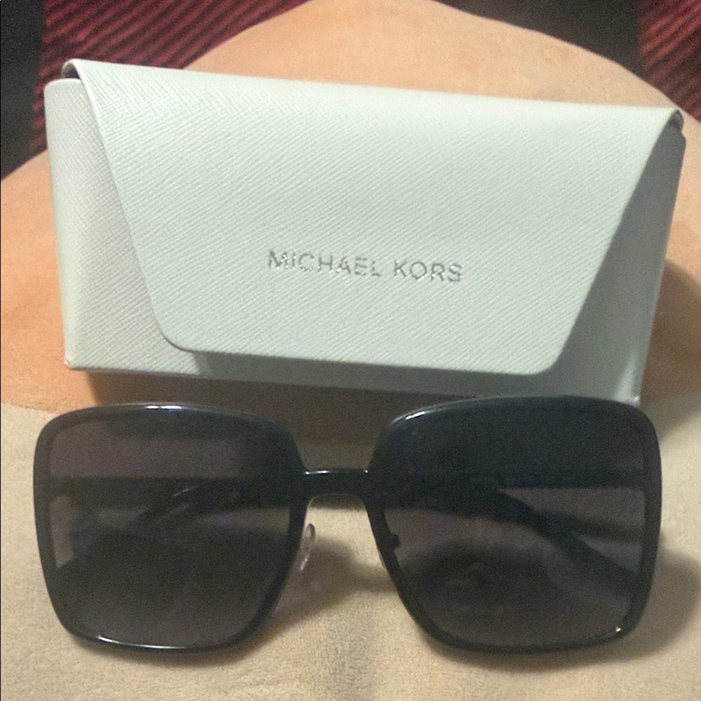 Michael Kors Dark Sunglasses with Case